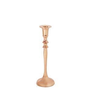 Candelabro decorativo de aluminio cobre h25