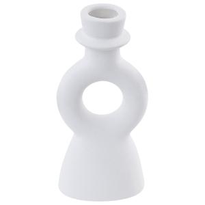 Candelero 17 cm blanco crema