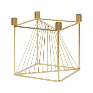 Candelero 23 cm dorado