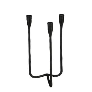 Candelero Christy Negro  H34xB18xL17cm