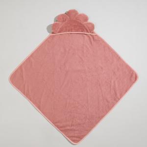 Capa de baño de algodón orgánico rosa 80x80 cm