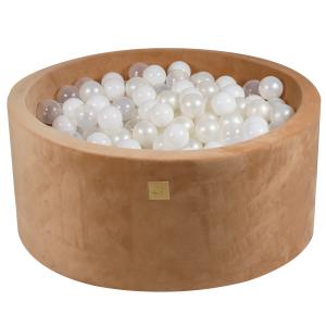 Caramelo piscina de bolas: blanco/perla/transparente h40