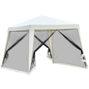 Carpa de jardín 300x300x245 cm beige