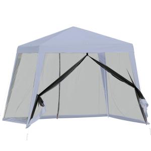 Carpa de jardín 300x300x245 cm gris