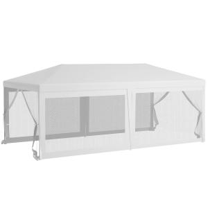 Carpa de jardín 585x295x255 cm blanco