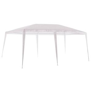 Carpa gazebo desmontable blanca de acero y rafia de 3x6 met…