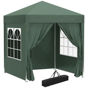 Carpa plegable 200x200x240 cm verde