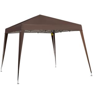 Carpa plegable 240x240x250 cm café