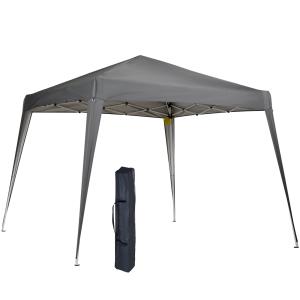 Carpa plegable 240x240x250 cm gris