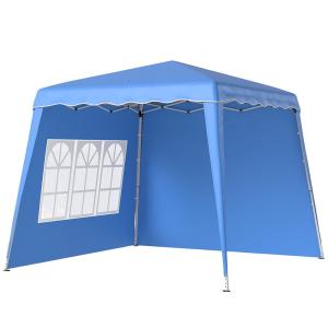 Carpa plegable 289x289x250 cm azul