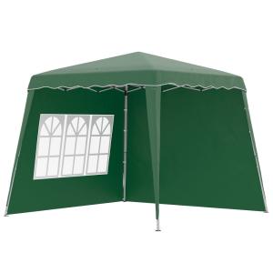 Carpa plegable 289x289x250 cm verde