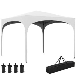 Carpa plegable 295x295x255 cm blanco