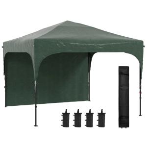 Carpa plegable 300x300x265 cm verde