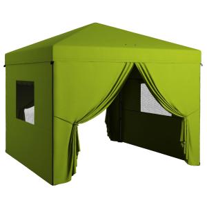 Carpa plegable 300x300x280 cm verde