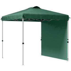 Carpa plegable verde 247 x 247 x 268 cm