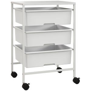 Carrito auxiliar 40.8x33.5x60.5 cm blanco