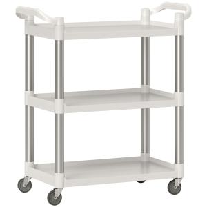 Carrito auxiliar blanco 88 x 44 x 93 cm