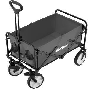 Carrito de mano plegable con freno y capacidad de carga 80…