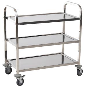Carro de cocina 85x45x90cm plateado