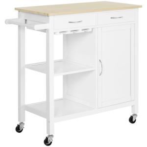 Carro de cocina 89x40x84cm blanco