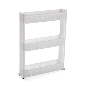 Carro de cocina multiusos en blanco