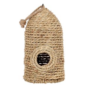 Casa para pájaros de junco de mar