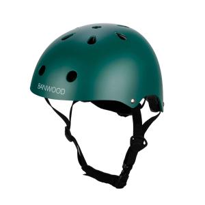 Casco de bicicleta verde oscuro abs para niños 3-7 años