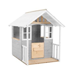 Casita infantil madera gris FSC®