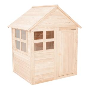 Casita infantil madera marrón FSC®