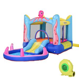 Castillo inflable infantil 360x175x180 cm multicolor