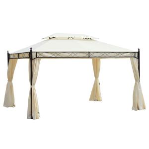 Cenador 300x400x280 cm crema