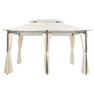 Cenador metal 400 cm 300 cm beige