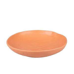 Centro de mesa naranja de cerámica 36x36x8cm