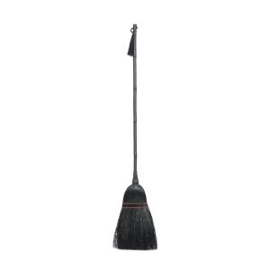 Cepillo grande de madera y hierba noir