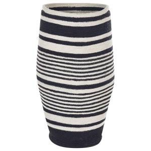 Cesta algodón negro blanco