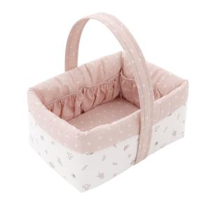 Cesta canastilla 22.5x29x29 cm verde