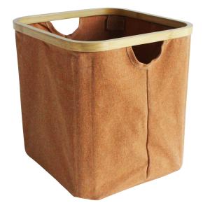 Cesta de almacenamiento terracota 30 x 30 x 30 cm
