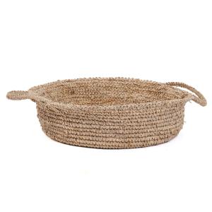 Cesta de rafia natural
