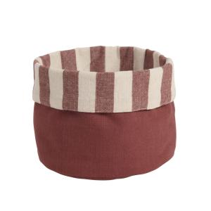 Cesta frutero de algodón bicolor