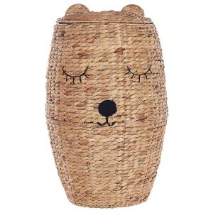 Cesta infantil osito de peluche mimbre natural