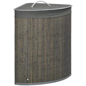 Cesto para ropa 38x38x57 cm gris