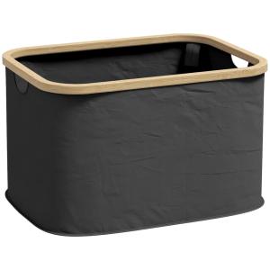 Cesto para ropa 44.3x33.3x26.5 cm negro