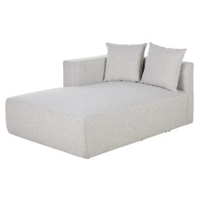 Chaise longue (ángulo izquierdo)  para sofá modular gris cl…