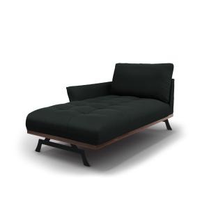 Chaise longue de angulo izquierdo de tejido estructural neg…