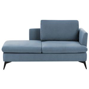 Chaise longue derecho  Tela Azul