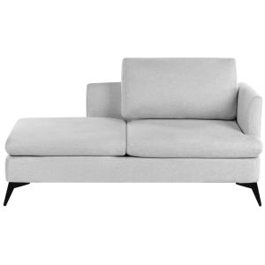 Chaise longue derecho  Tela Gris claro