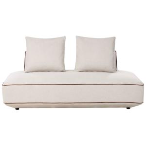 Chaise longue  Tela Beige claro