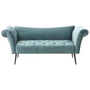 Chaise longue  Terciopelo Verde azulado