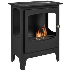Chimenea de etanol 39x26x54 cm negro
