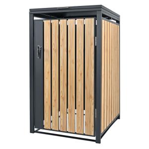 Cobertizo de exterior para 1cubo 68x80x116,3cm antracita ma…